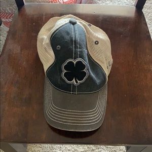 Black clover brand SnapBack baseball cap